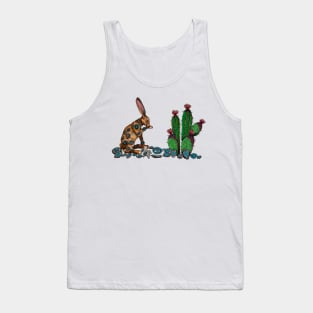 Wild hare with cactus Tank Top